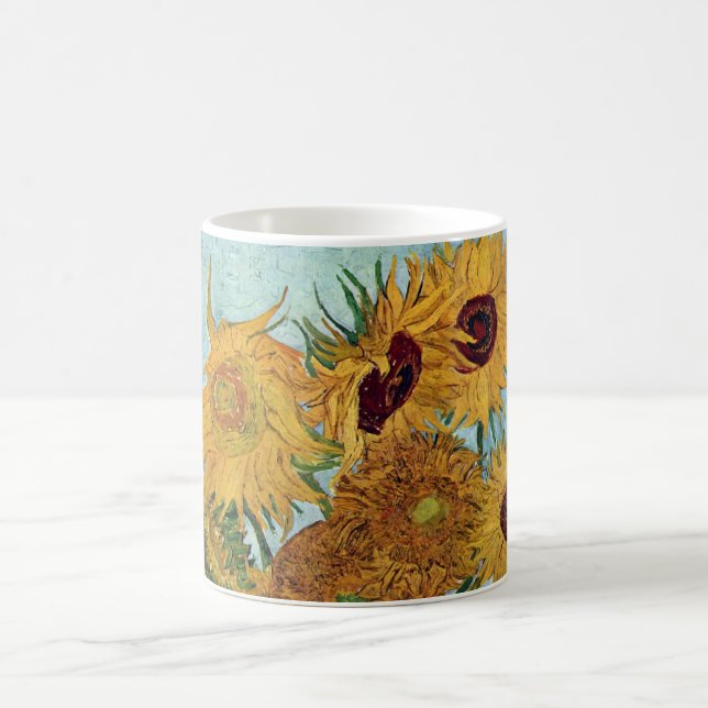 Mug Vase avec douze tournesols par Van Gogh (Centre)