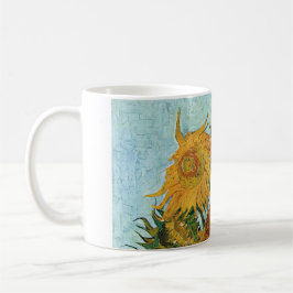 Mug Vase avec douze tournesols par Van Gogh