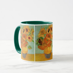 Mug Vase avec douze tournesols par Vincent van Gogh