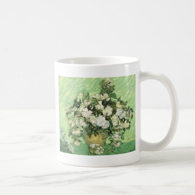 Mug Vase avec Roses - Van Gogh (Droite)