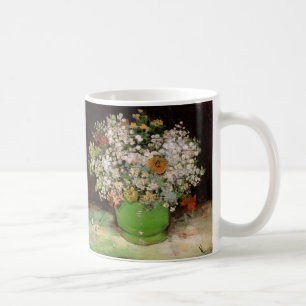 Mug Vase avec Zinnia Flowers par Vincent van Gogh