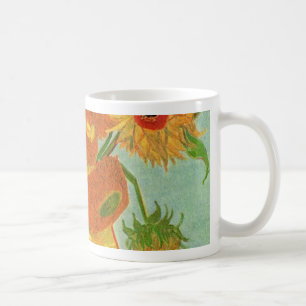 Mug Vase with twelve sunflowers Vincent van Gogh