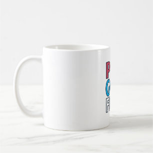 Mug Vecteur de citation chrétienne mettant Dieu en pre