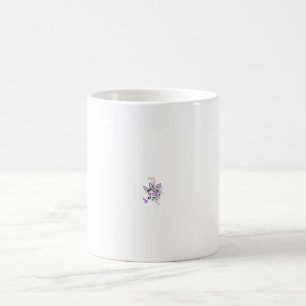 Mug Vecteur de tatouage fée papillon - Art Floral Vint