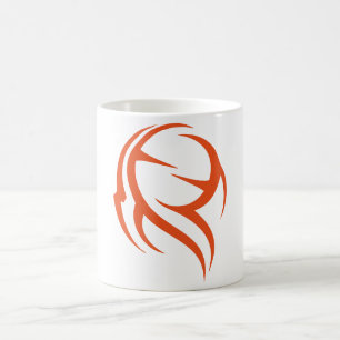 Mug Vecteur décoratif Abstrait orange