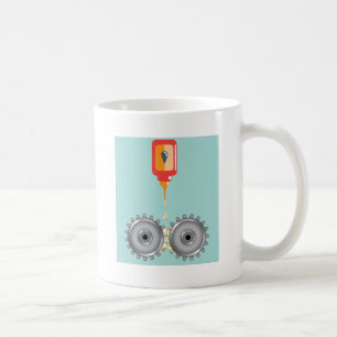 Mug Vecteur d'huilage de vitesses