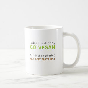 Mug végétalien/tasse d'antinatalist