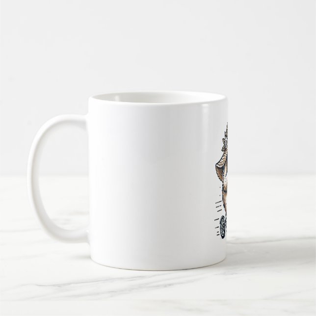 Mug Vélo d'équitation Sloth (Gauche)