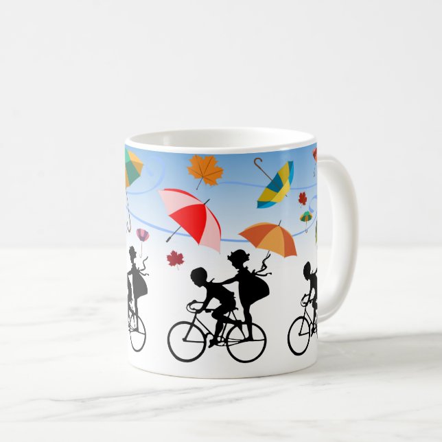 Mug Vélo Enfants Amusants & Jouets Nature-Thème (Devant droit)