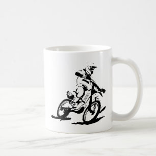 Mug Vélo et cavalier simples de Motorcross