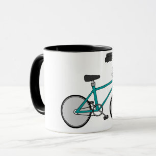 Mug Vélo Rétro Simple Bleu Bicyclette