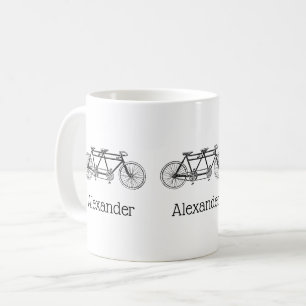 Mug Vélo vintage Conçu Pour Deux / Vélo Tandem