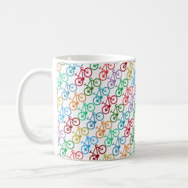 Mug Vélos couleur (Gauche)