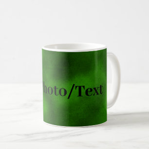 Mug Velours vert personnalisé Ajouter votre photo ou v