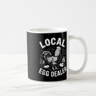 Mug Vendeur local d'oeufs Retro Funny Chicken Pâques F