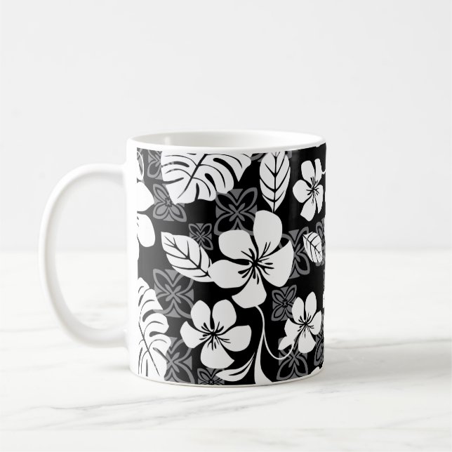 MUG VENDREDI ALOHA (NOIR & GRIS) (Gauche)