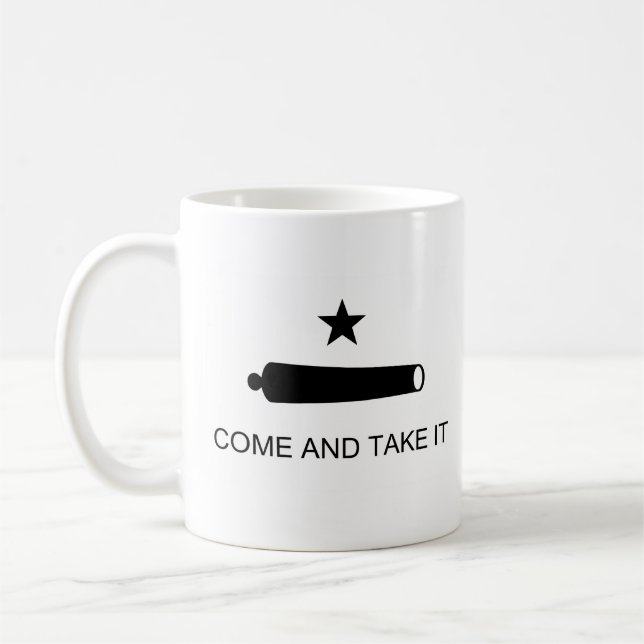 Mug Venez il falloir - le drapeau des Etats-Unis le (Gauche)