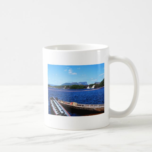 Mug Venezuela Jungle Paysage avec bateaux (Droite)