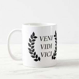 Mug Veni Vidi Vici Je Suis Venu J'Ai Vu J'Ai Conquis