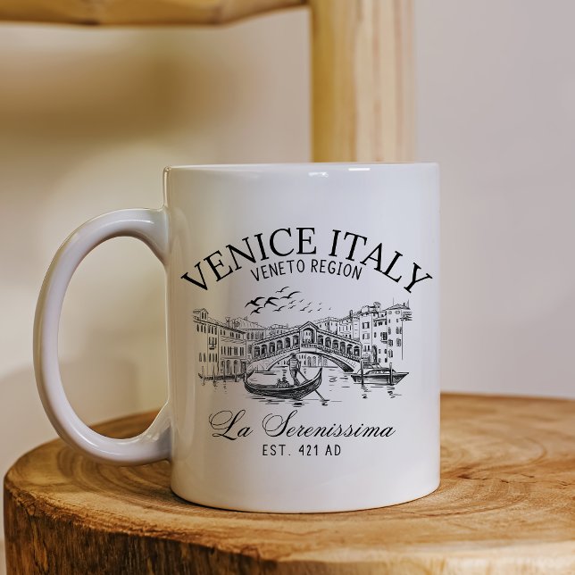 Mug Venice Italy Vintage Landscape (Créateur téléchargé)