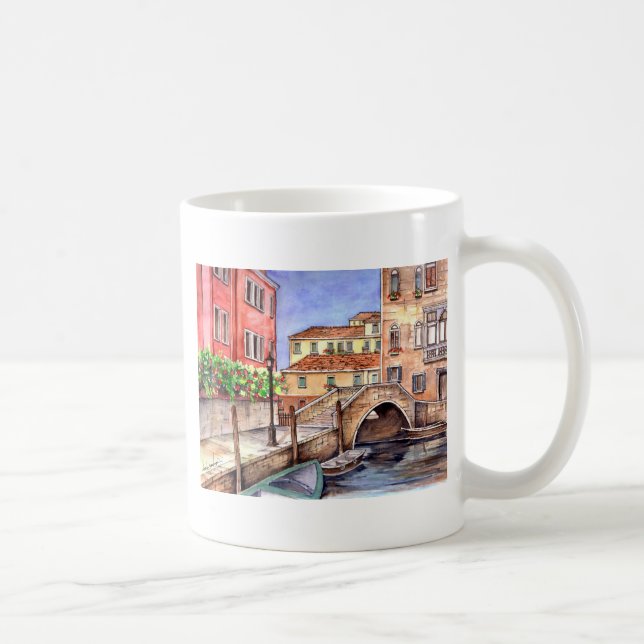 Mug Venise - Stylo & Laver Aquarelle (Droite)