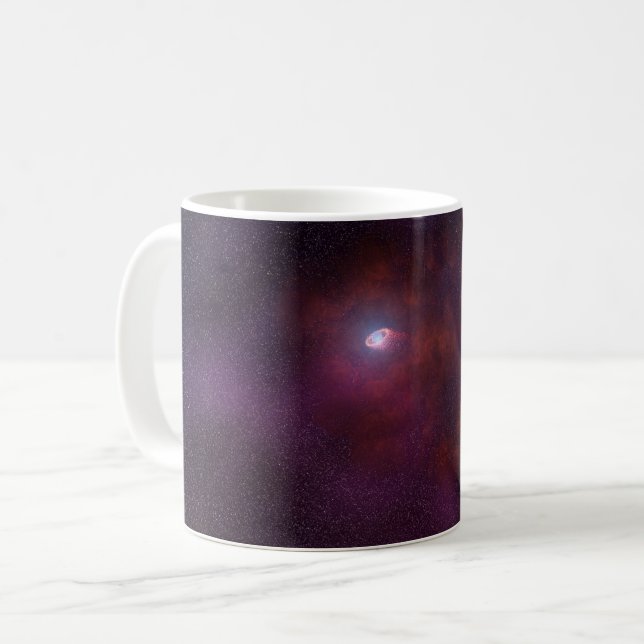 Mug Vent Pulsar D'Une Étoile Neutron. (Devant gauche)