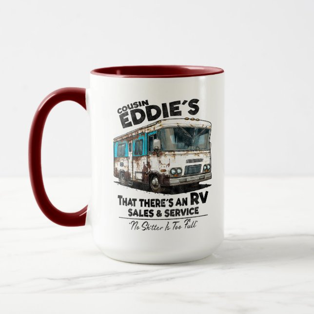 Mug Ventes et services RV de Cousin Eddie (Gauche)