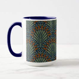 Mug Ventilateur de pétoncles de Bohême, Olivier, Rouil