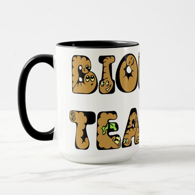 Mug Ver enseignant en biologie (Gauche)