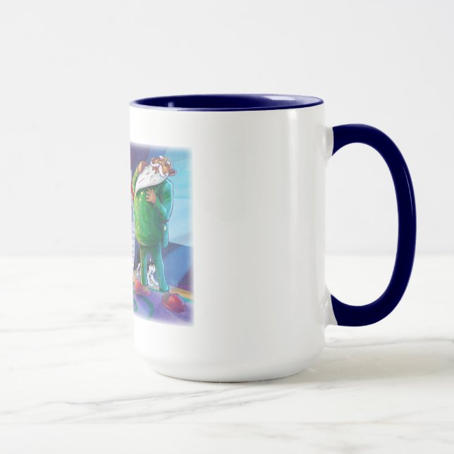 Mug Vérifier deux fois Père Noël (Droite)