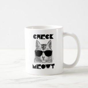 Mug Vérifiez Meowt -- Humour de chat