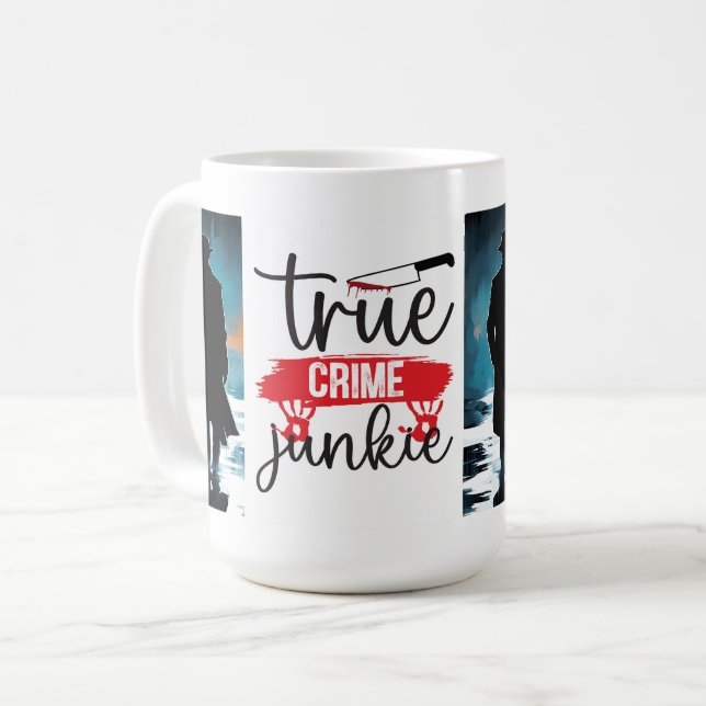 Mug Véritable junkie (Devant gauche)
