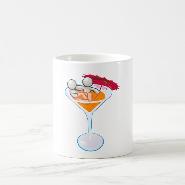 Mug Verre à Martini de Cocktail Tropical Personnage de (Créateur téléchargé)