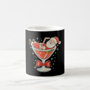 Mug Verre à Martini Santa Hot Mess Noël Xmas