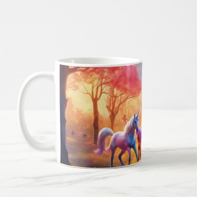 Mug "Verre de thé à l'unicorne enchantée" (Gauche)
