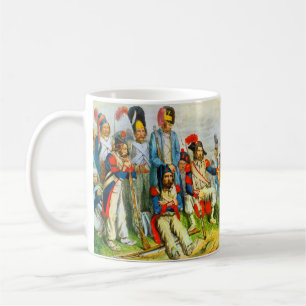 Mug vers 1796 Les soldats de Napoléon