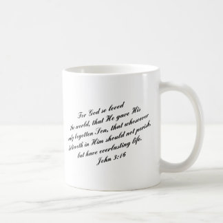 Mug Vers de bible de 3h16 de John (KJV)