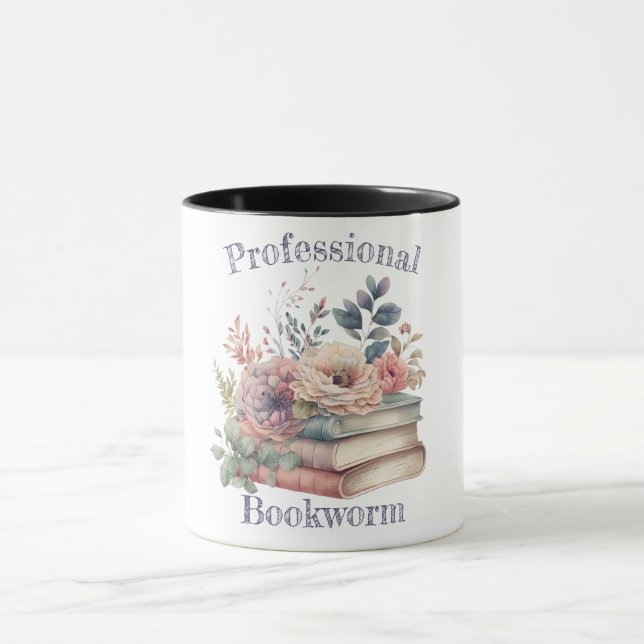 Mug Vers de livre professionnel (Centre)