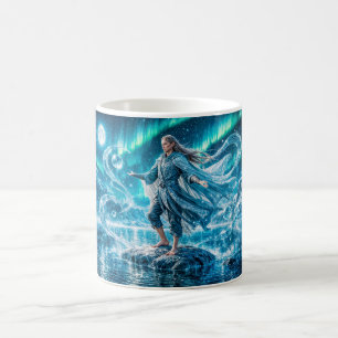 Mug Verseau Zodiaque avec Mage de l'Eau au Clair de Lu
