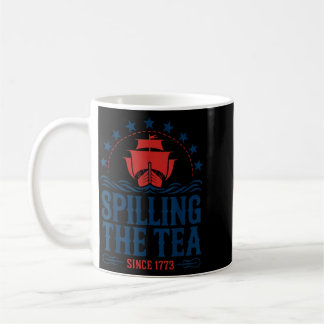 Mug Verser le thé depuis 1773 Drôle 4 juillet