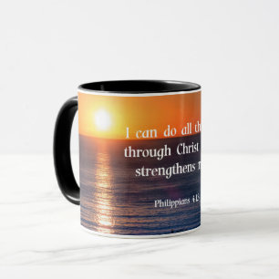 Mug verset biblique, Philippiens 4:13,