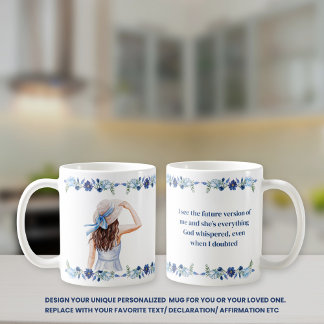 Mug Version future de moi texte personnalisé/devis