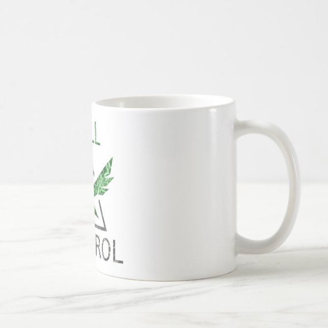 Mug vert à contrôle complet (Droite)