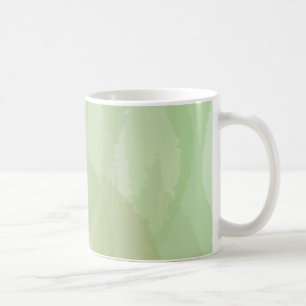 Mug Vert, cool, aquarelle tendance motif abstrait