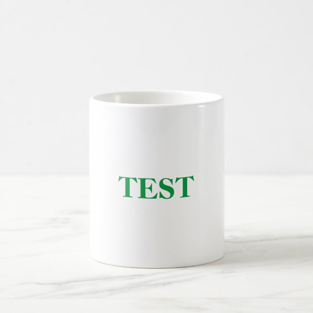 Mug Vert de Test (Centre)