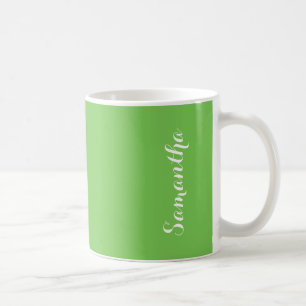 Mug Vert Flash brillant Vivid couleur solide personnal
