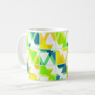 Mug Vert jaune abstrait