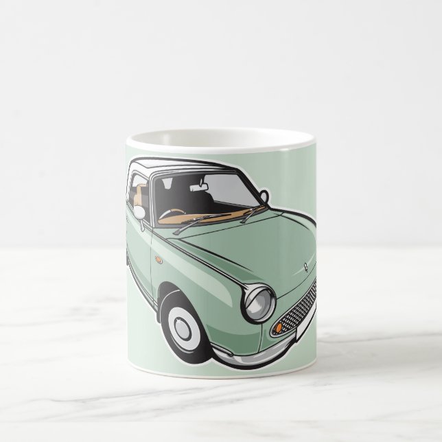 Mug Vert vert de Nissan Figaro (Centre)