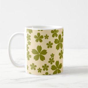 Mug Vert Y2K Fleur sauvage Bold Retro Spring Cuisine