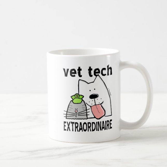 Mug vet+tech vet+tech+cadeaux vet+tech+équipement vété (Droite)